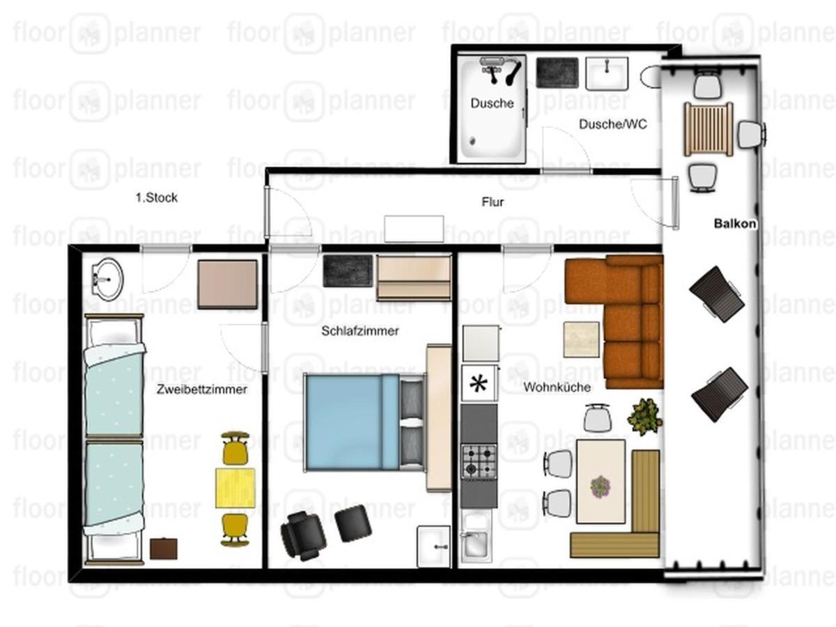 Apartmenthaus Troetschler Weilheim Esterno foto